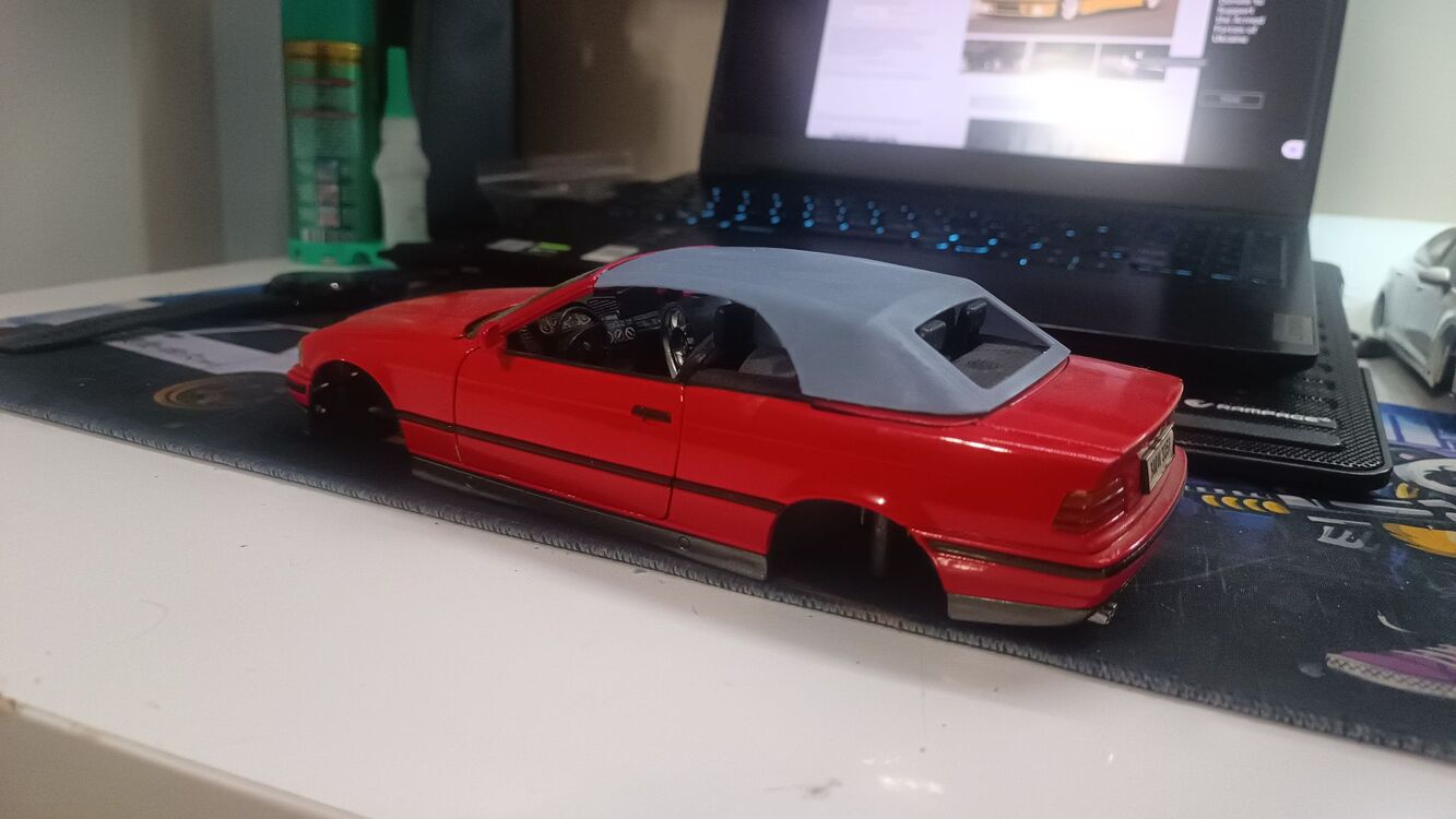 1/18 ölçek Maisto E36 Tam Uyumlu Tente