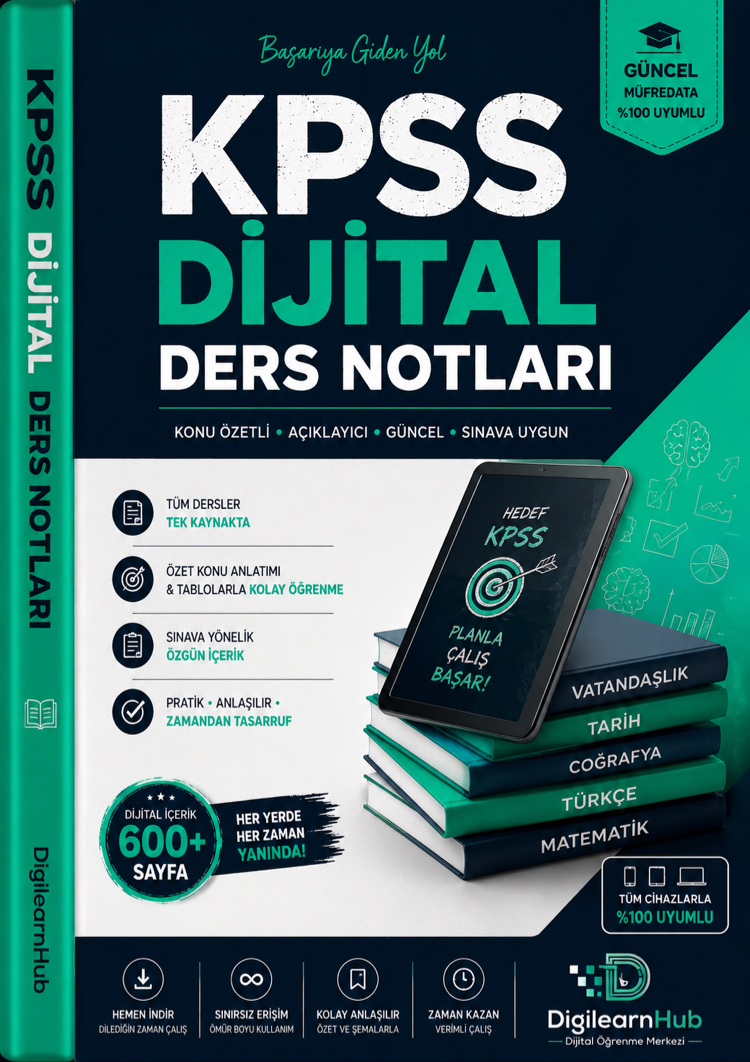 KPSS DİJİTAL SET DERS NOTLARI