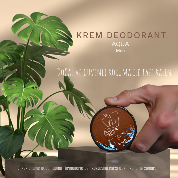 Dika Naturel Krem Deodorant Aqua 50 ml