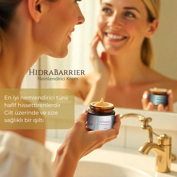 Dika Naturel Hidra Barrier Yoğun Nemlendirici Krem Doğal Içerikli Genel Kullanım 50 ml