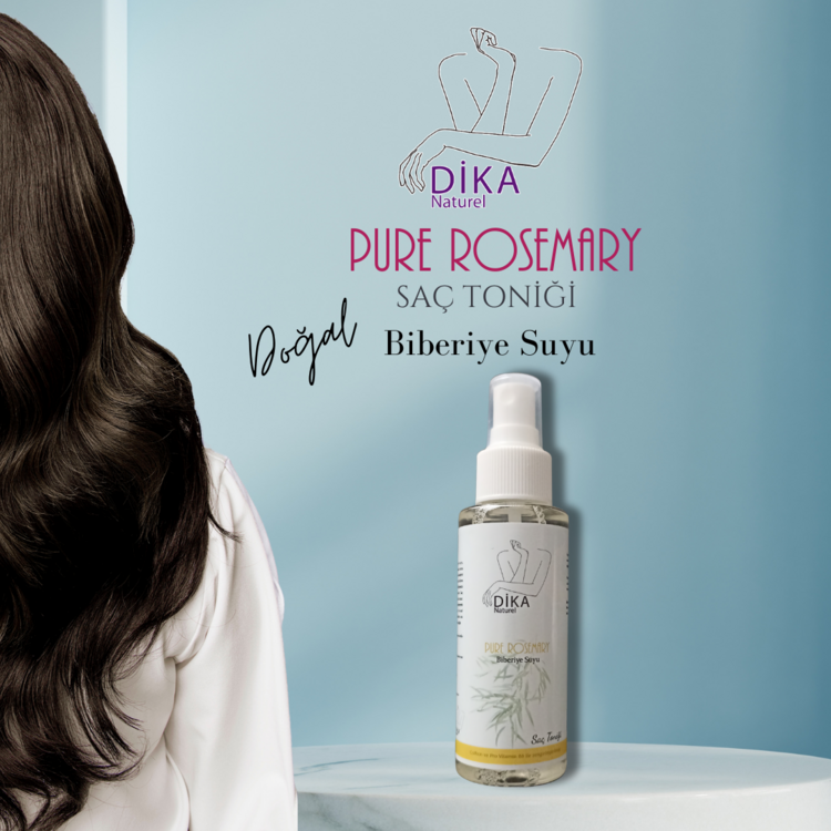 Dika Naturel Pure Rosemary %100 Doğal Saf Biberiye Suyu Saç Toniği 100 ml