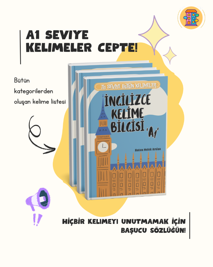 A1-A2 SEVİYE TÜM KELİMELER 