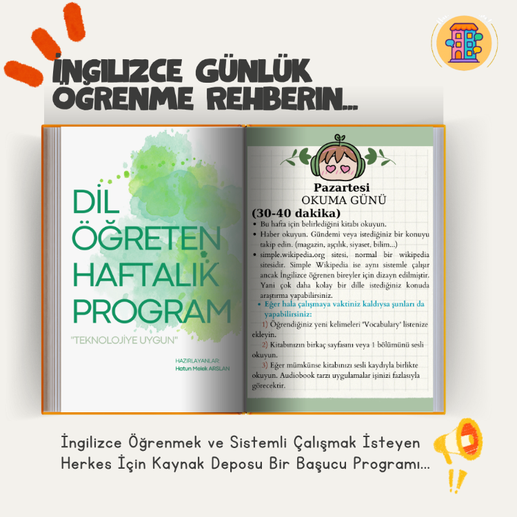 İngilizce Öğreten Günlük Program