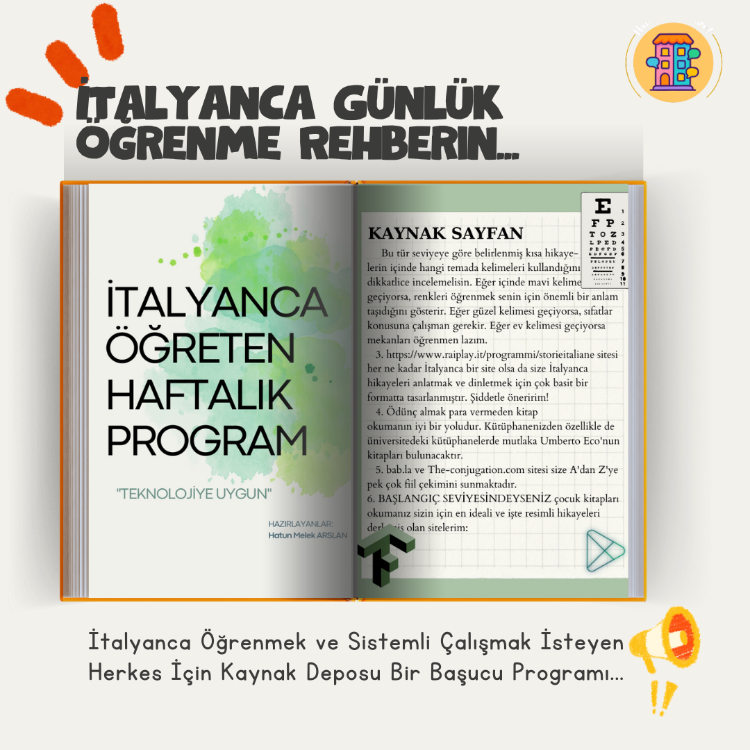 İtalyanca Öğreten Günlük Program