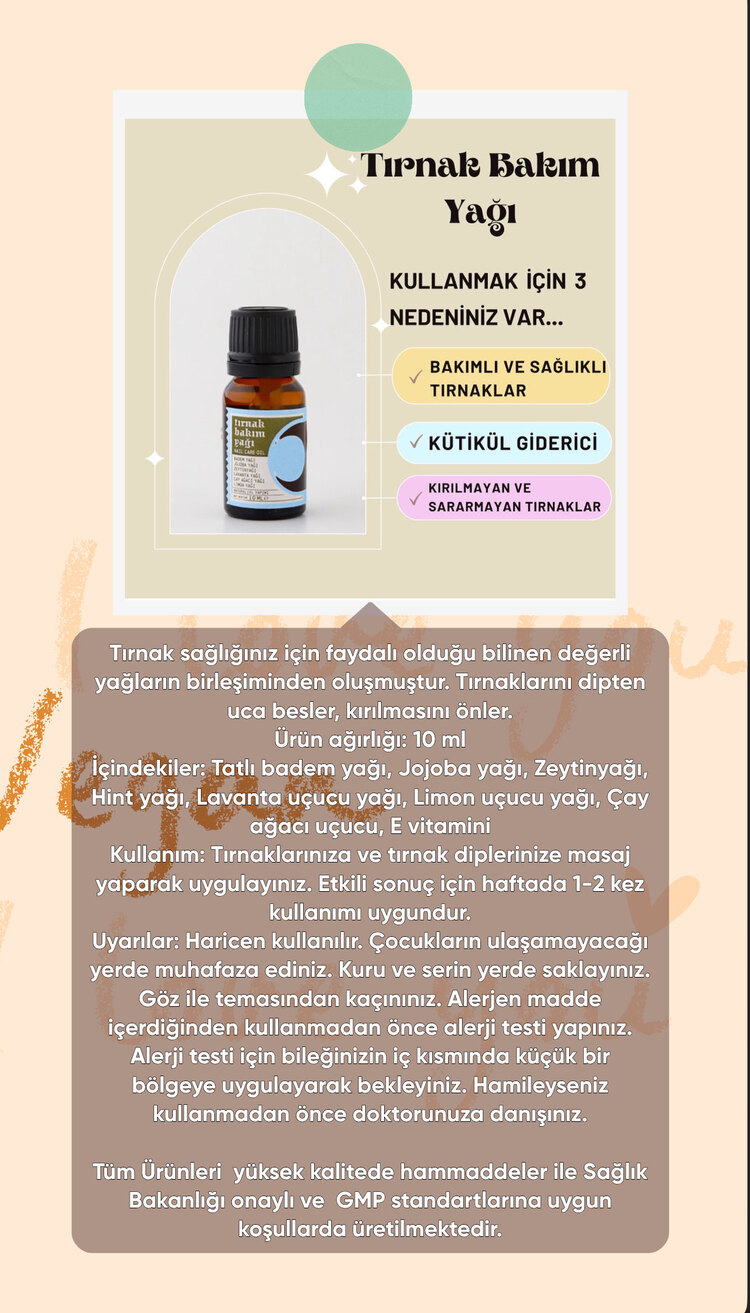 Tırnak Bakım Yağı