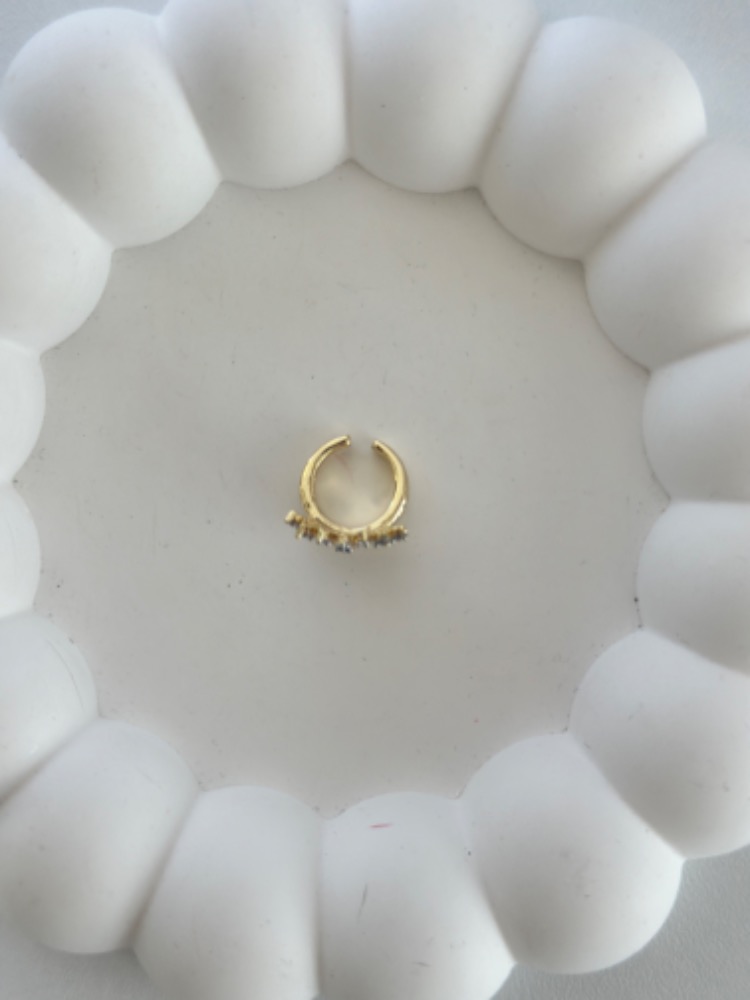 Vip 14K Göz Kirpik Detay Kıkırdak Küpe