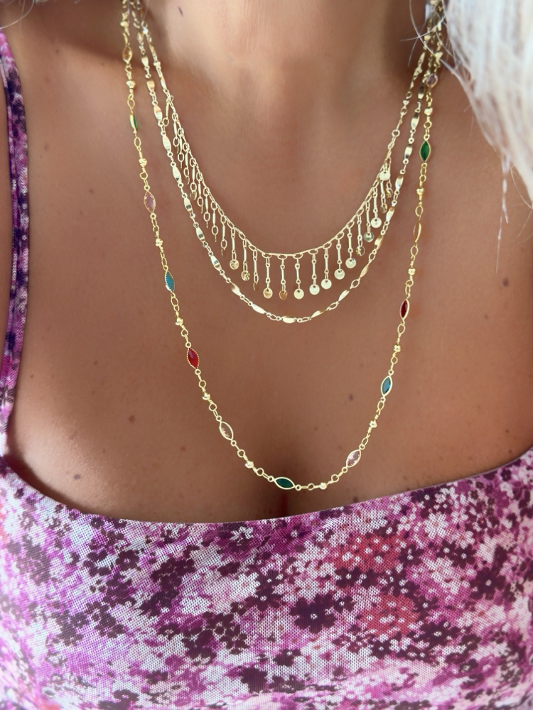 Vip 14K Puz Detaylı Kolye Set
