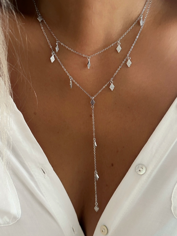 Özel Seri 14K İkili Kolye (Gold-Silver)