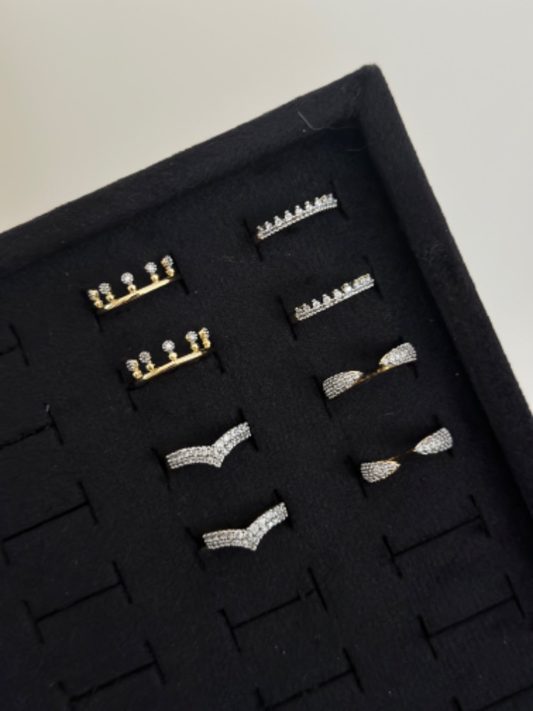 Vip 14K Mix Ayarlanabilir Eklem Yüzüğü