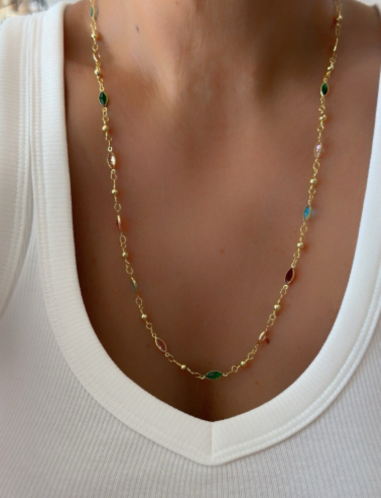 Vip 14K Puz Detaylı Kolye Set