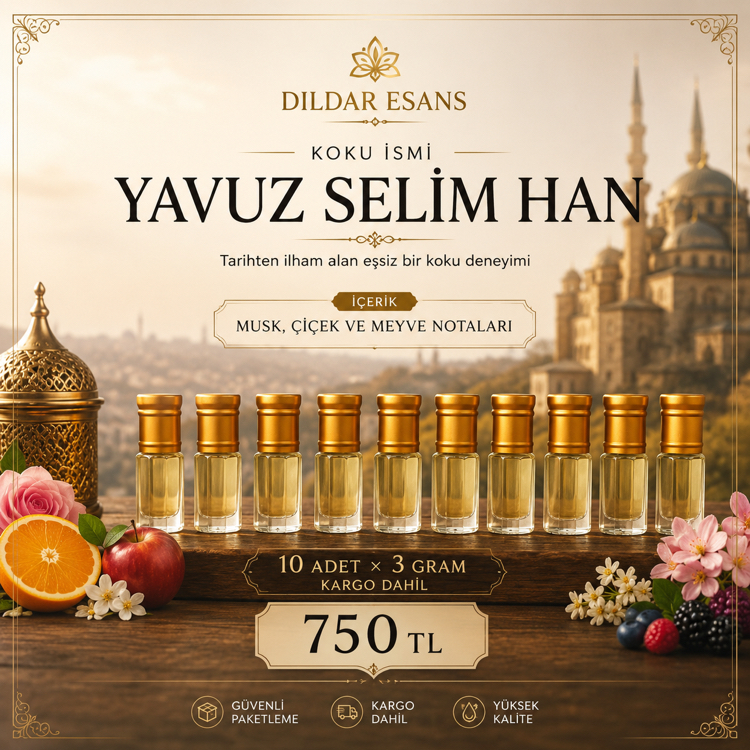 10 Adet Yavuz Selim Esans