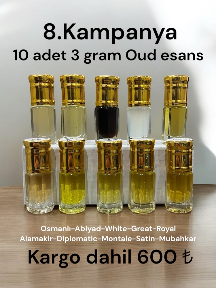 10 Adet Oud Esans Kampanyası