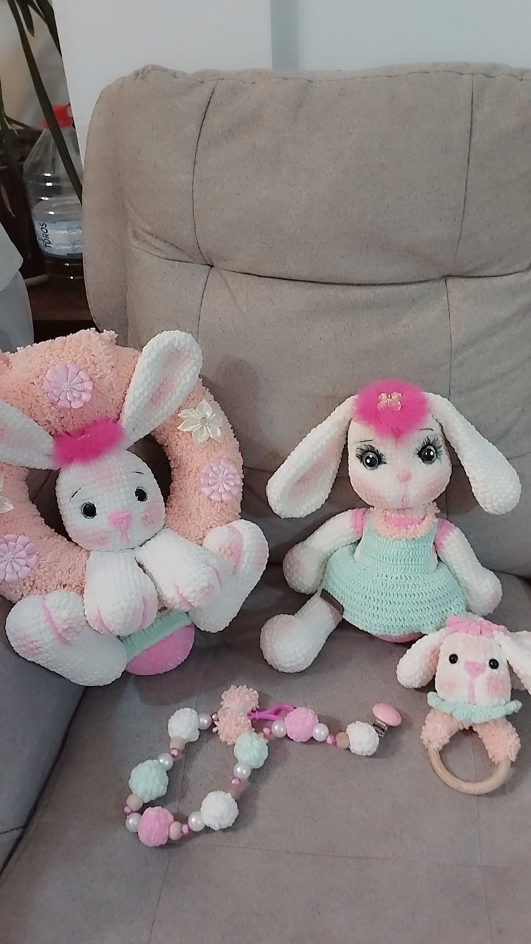 yeni doğan tavşan set