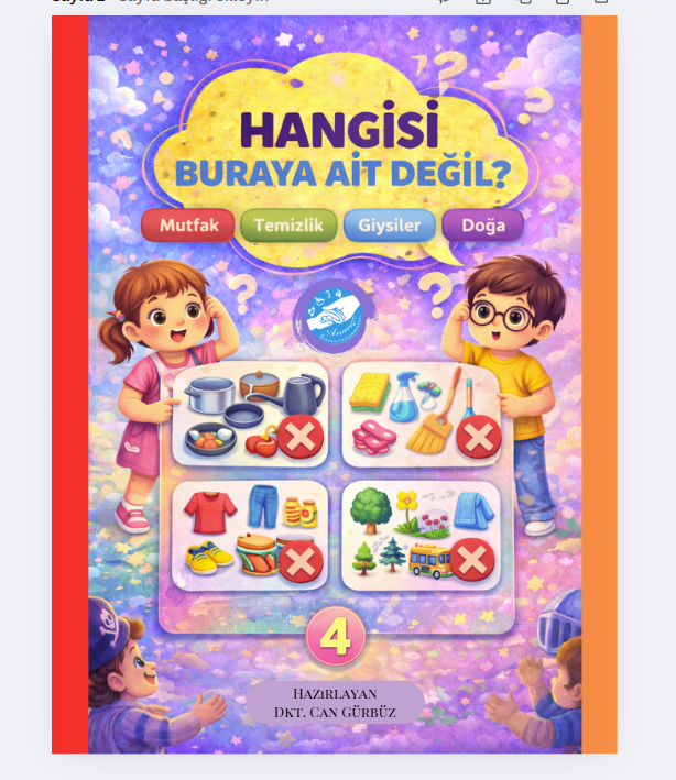 Hangisi Ait Değil? · 4 - Bilişsel Farkındalık Serisi 
