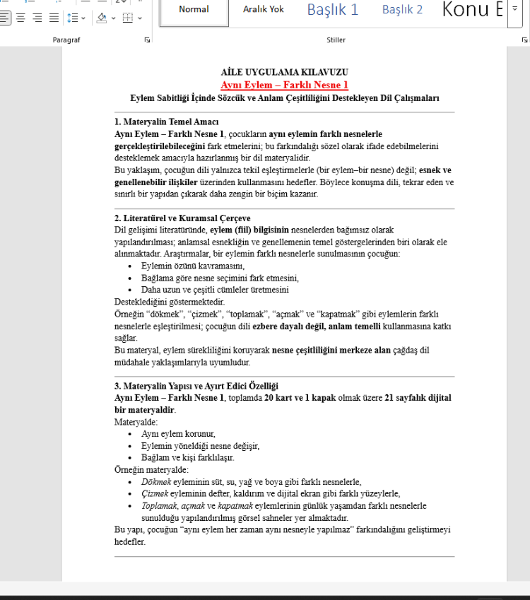 Aynı Eylem Farklı Nesne - 1