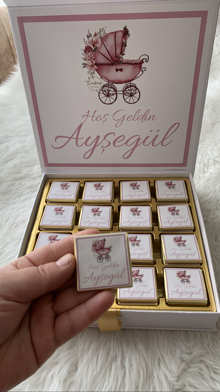 48 adet madlen çikolata