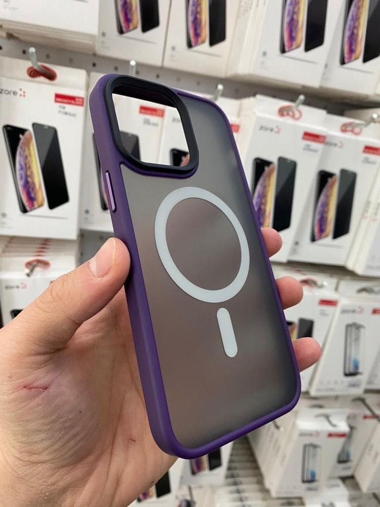 Apple iPhone BENKS Kılıf Wireless Şarj Özellikli Hibrit Magsafe Kapak