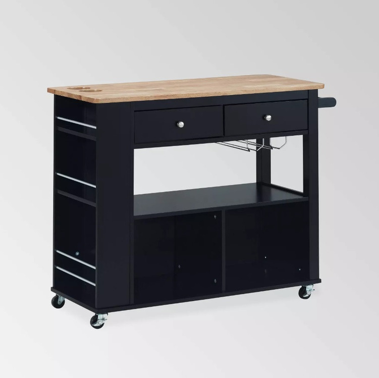HANDY SİYAH MAT LAKE (RAL 9005) MUTFAK SERVANT MOBİLYASI