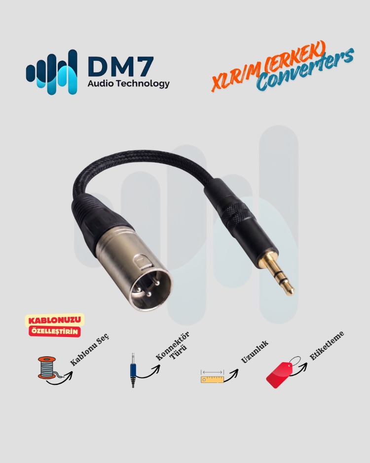 XLR/M (Erkek) Dönüştürücüler