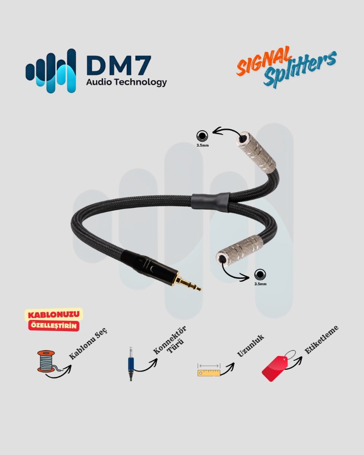 2´li Çoklayıcı Y-Kablolar (Splitter)