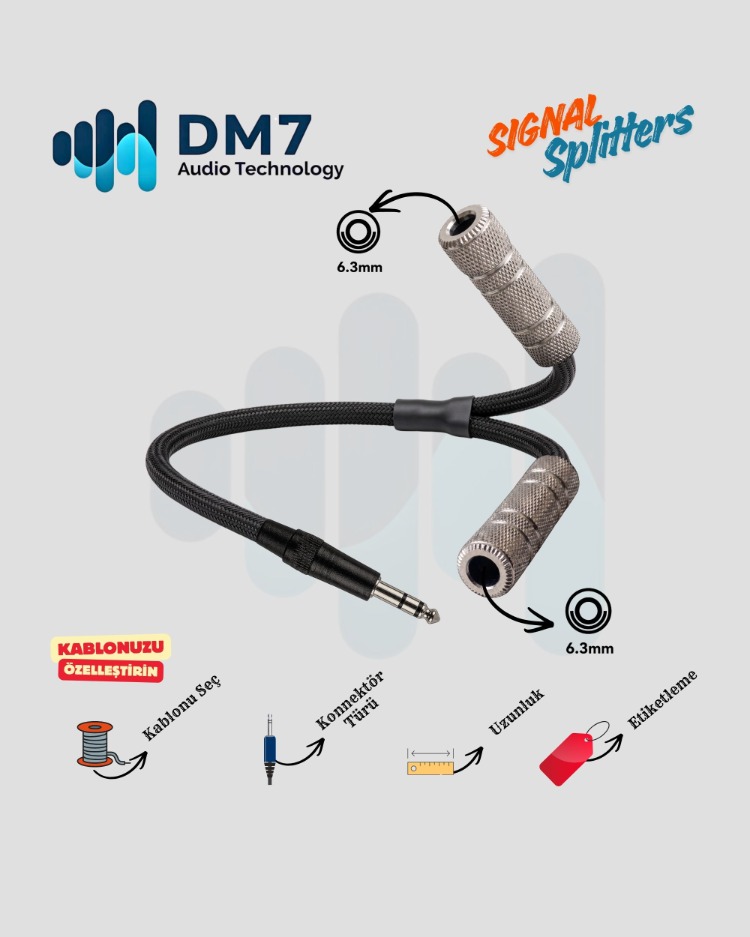 2´li Çoklayıcı Y-Kablolar (Splitter)
