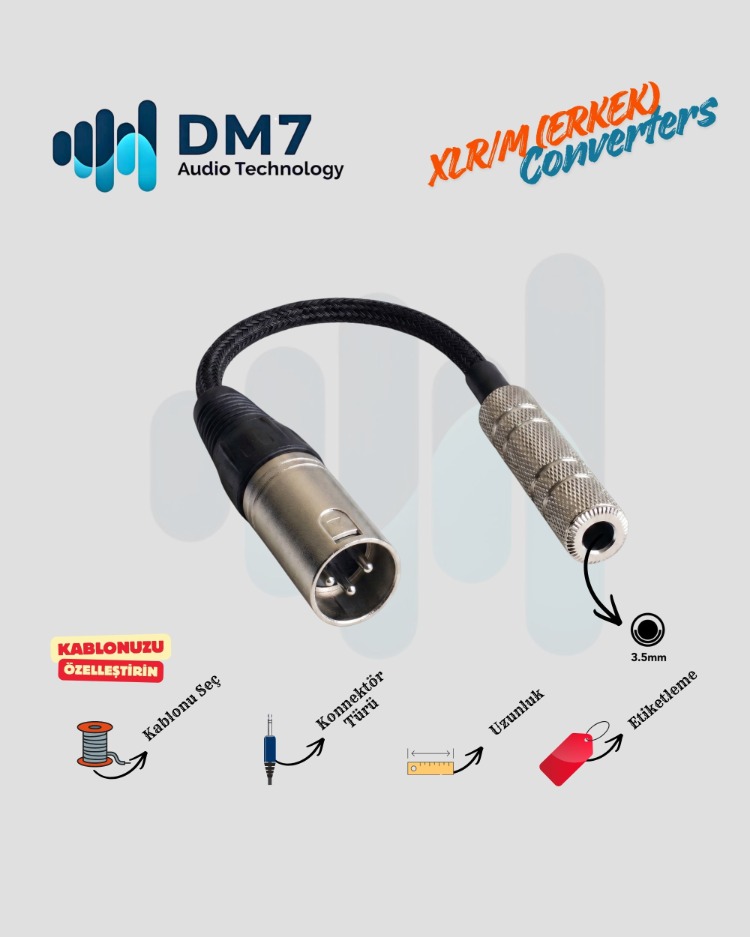XLR/M (Erkek) Dönüştürücüler