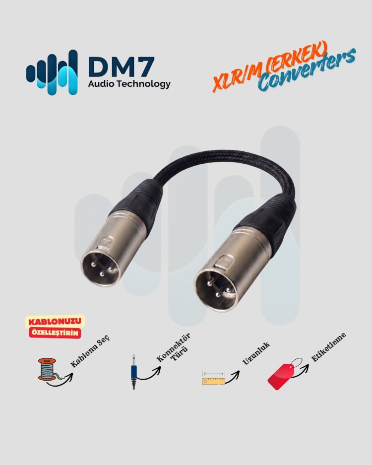 XLR/M (Erkek) Dönüştürücüler