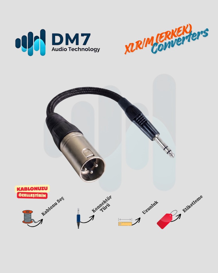 XLR/M (Erkek) Dönüştürücüler