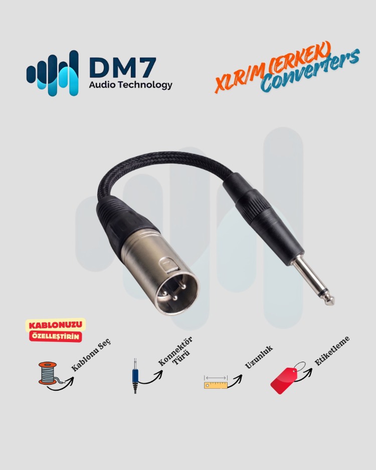 XLR/M (Erkek) Dönüştürücüler