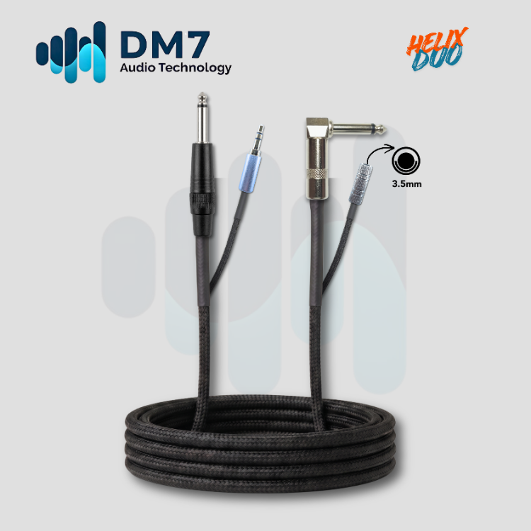 Dm7 Helix Duo Enstrüman ve Monitör Kablosu (3 Metre)