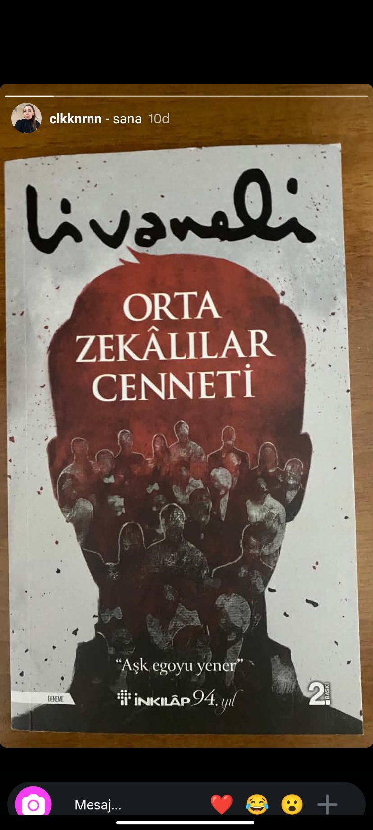 Ömer Zülfü Livaneli ORTA ZEKALILAR CENNETİ 