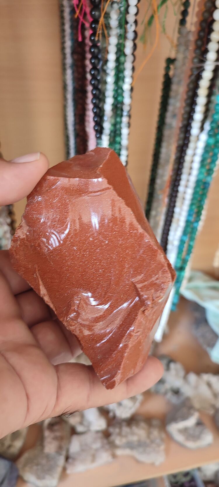 Ham Turuncu Yıldız Taşı Kütle 650gr