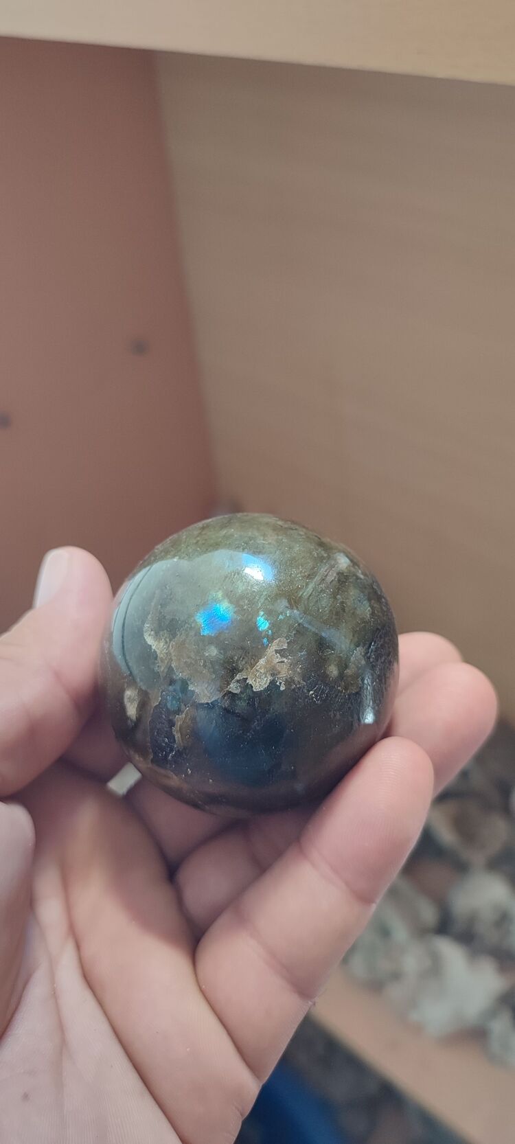 Labradorit Küre 6cm