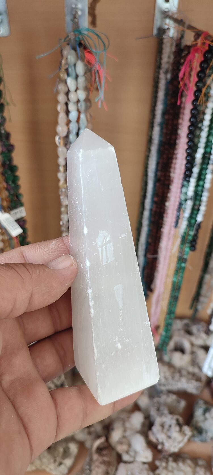 Selenit prizma Kazık 4*14.5cm