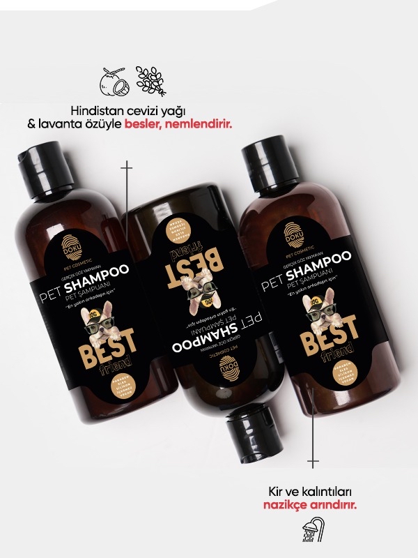 DOKU KEDİ VE KÖPEK ŞAMPUANI 500 ML. 