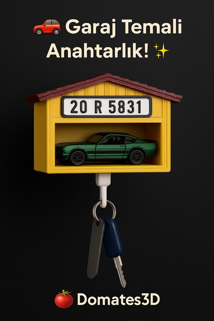 ✨Garaj Temalı Anahtarlık!
