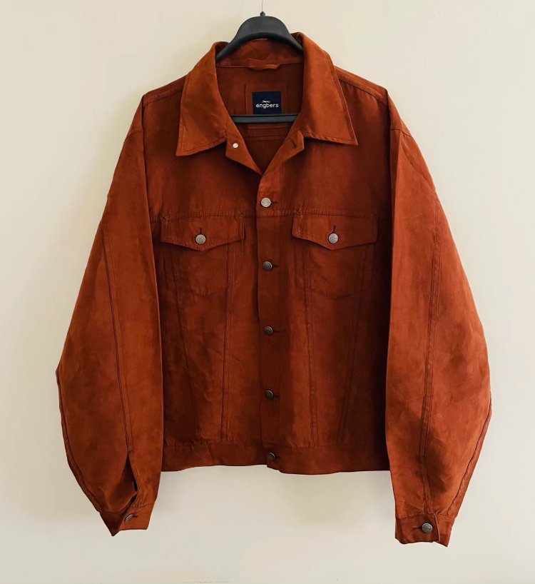 Engbers Germany Vintage unisex süet mont