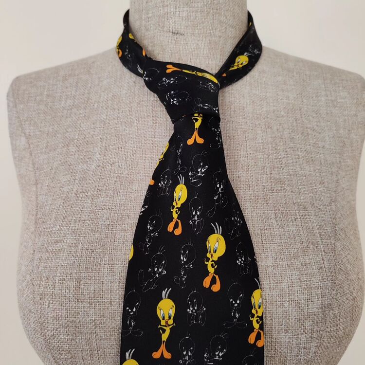 vintage unisex 90s ipek kravat