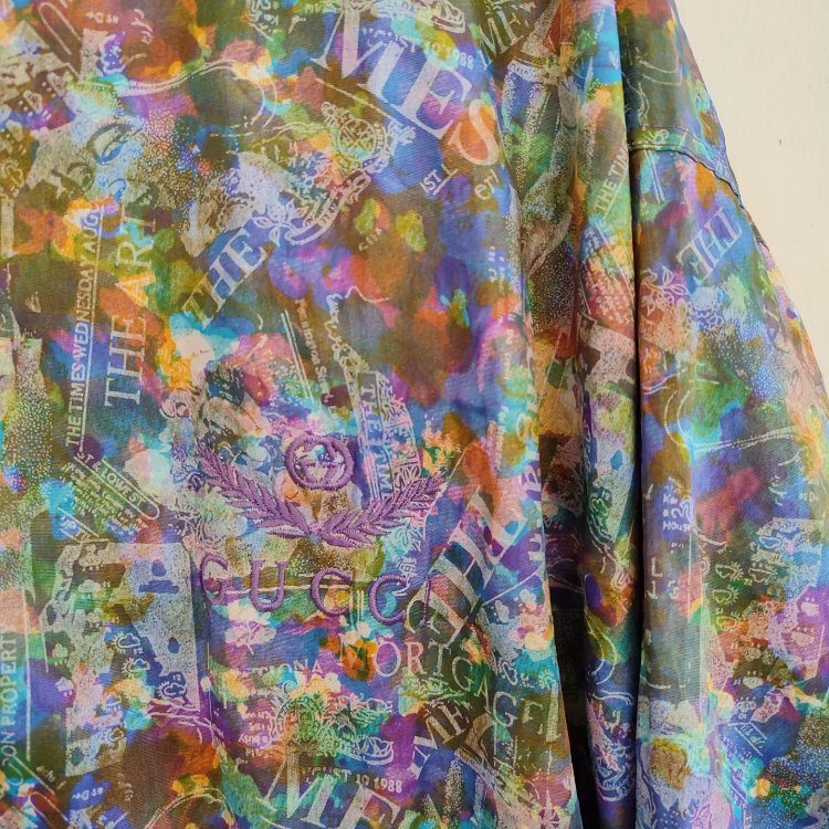 gucci vintage 90s oldschool unisex bomber