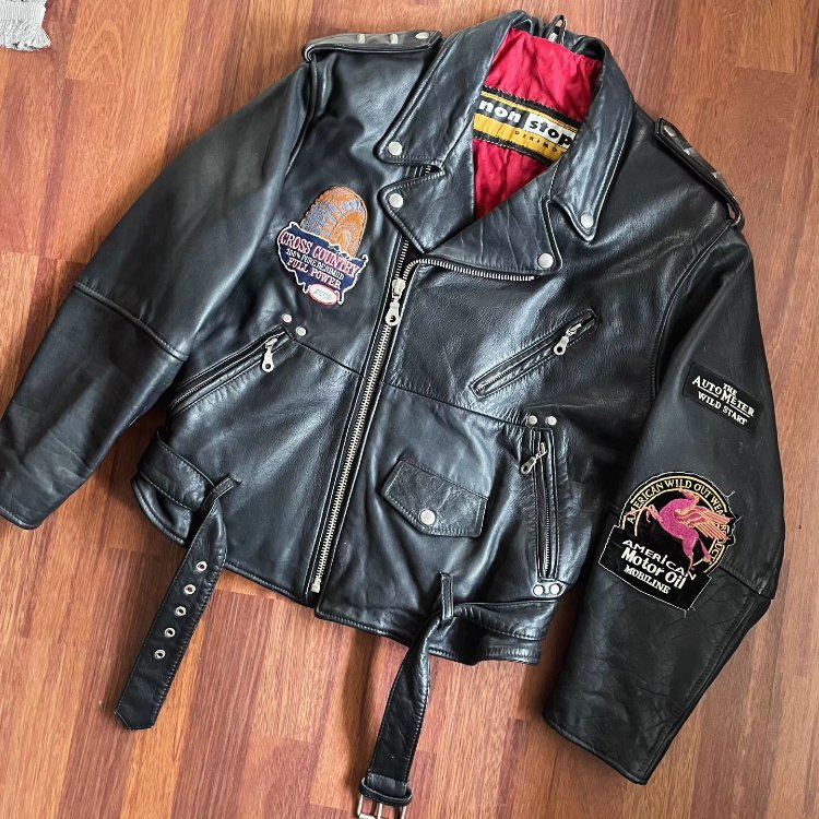 NON STOP Usa Vintage 90s unisex orj deri jacket