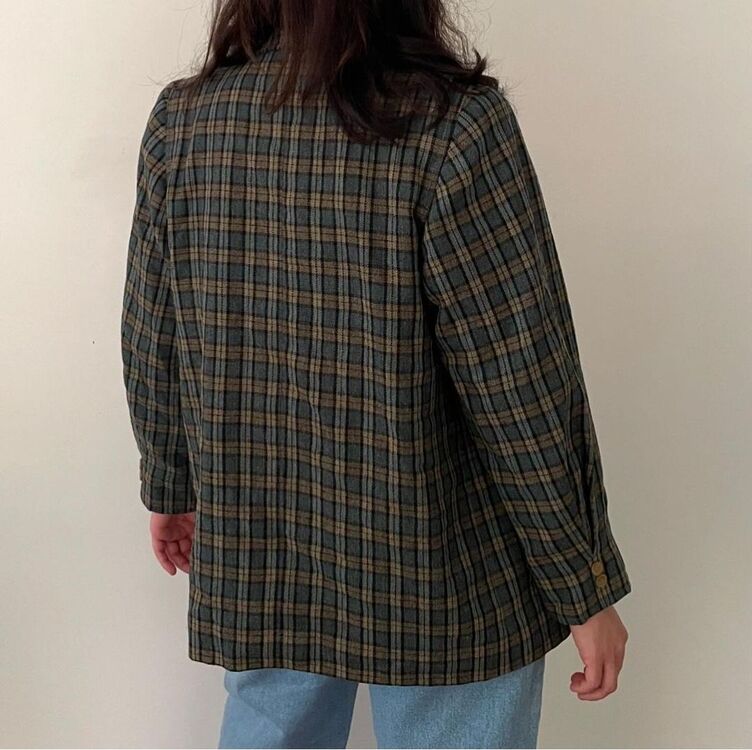 80s ekose jacket