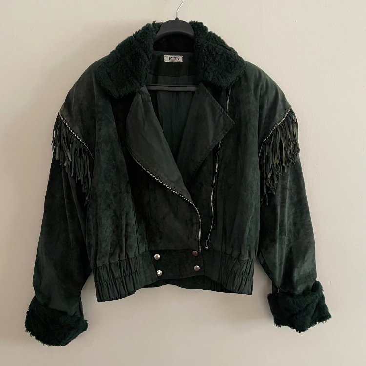 Vintage süet mont