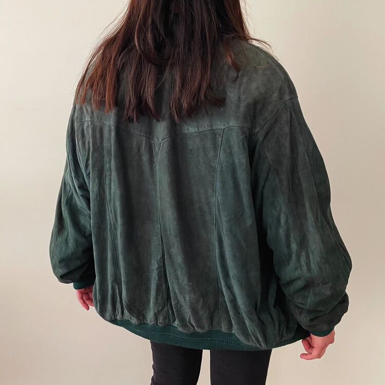 vintage unisex 90s orj deri mont