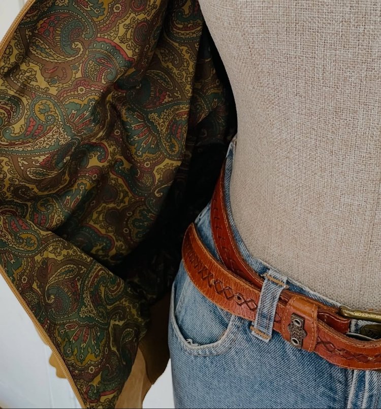 V İtaliano Vintage orj süet deri unisex 90s mont