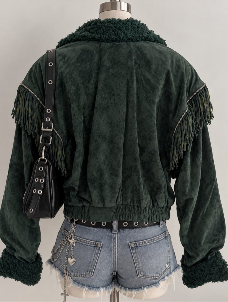 Vintage y2k süet mont