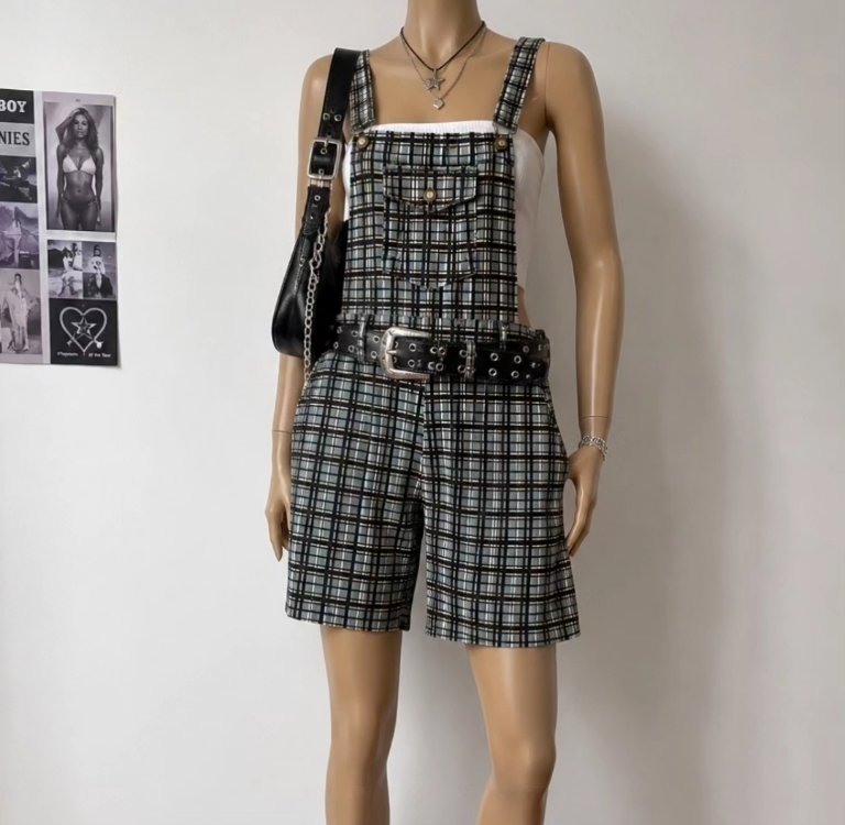 vintage y2k salopet 