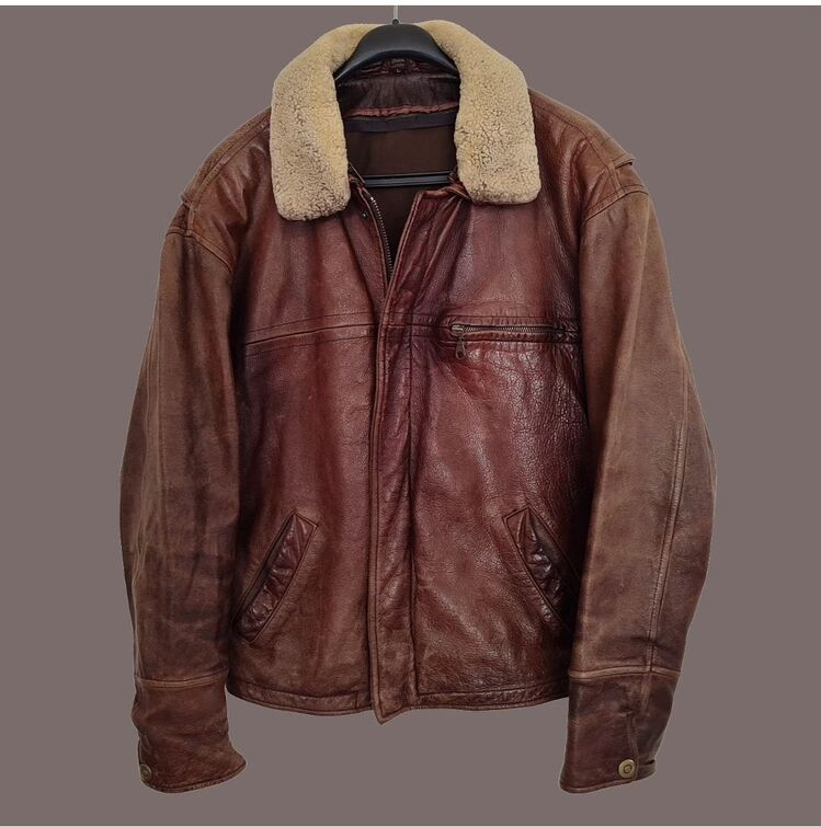 vintage orj deri unisex mont 