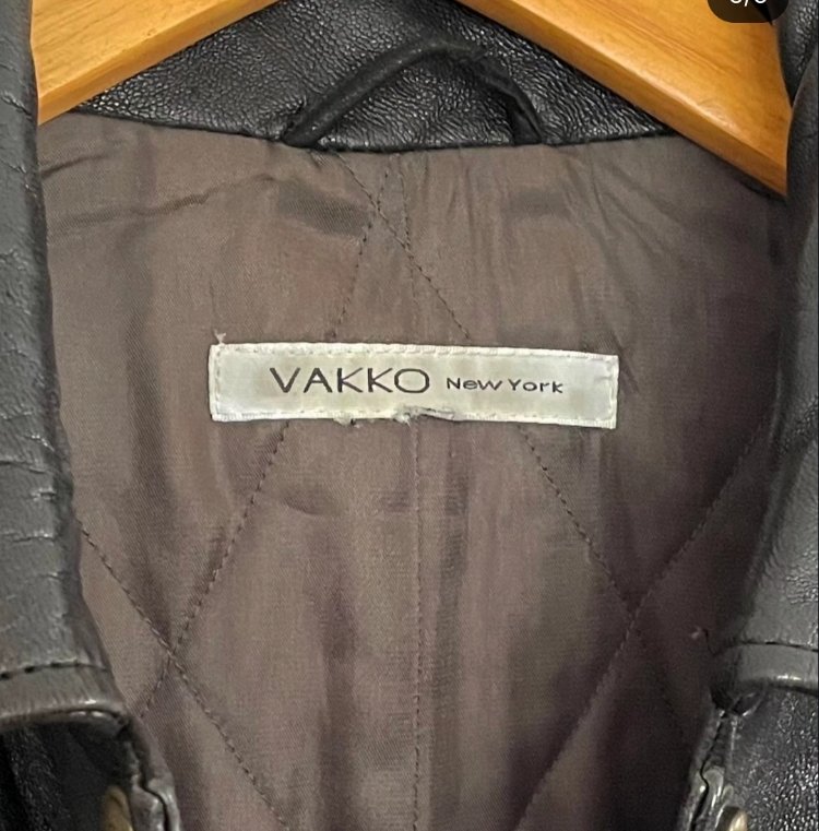 Vakko New York vintage deri jacket