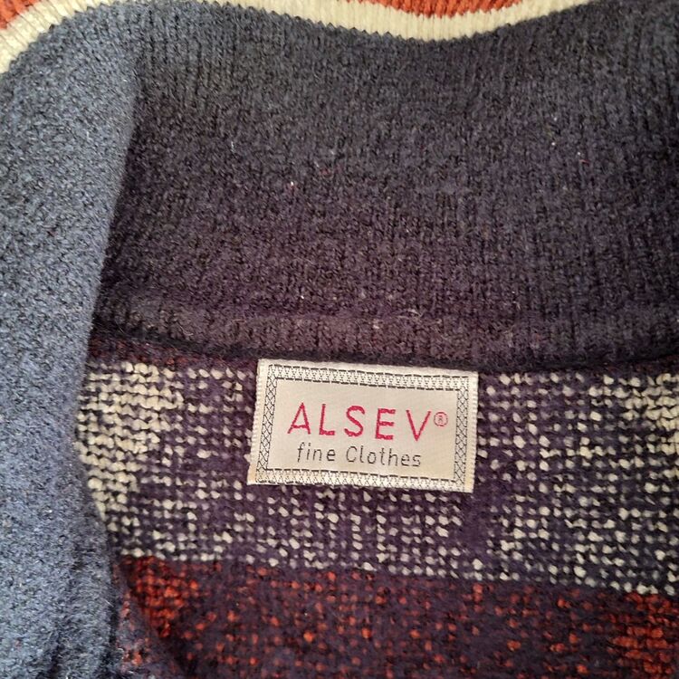 Alsev Fine Clothes 90s unisex ekstra kalın kazak