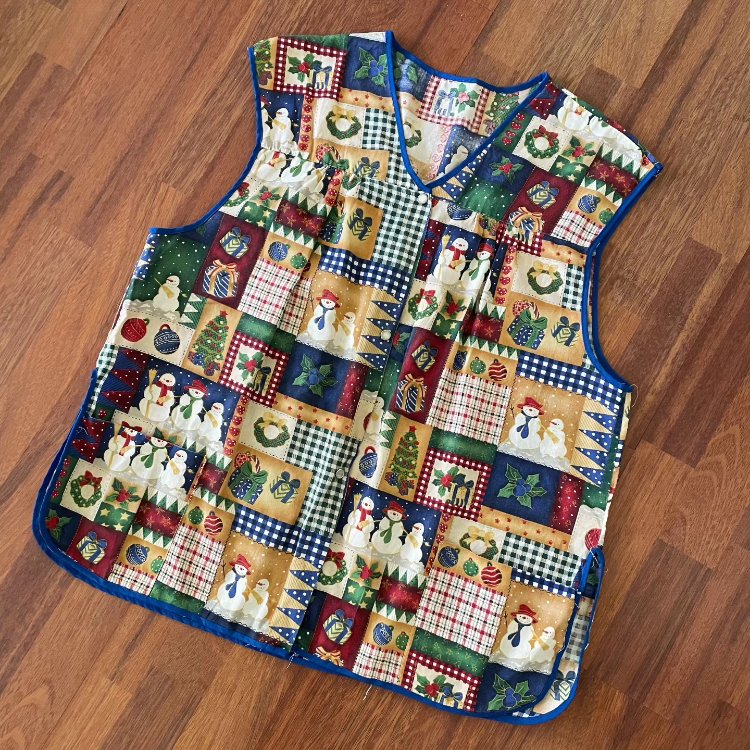 Vintage Christmas unisex yelek